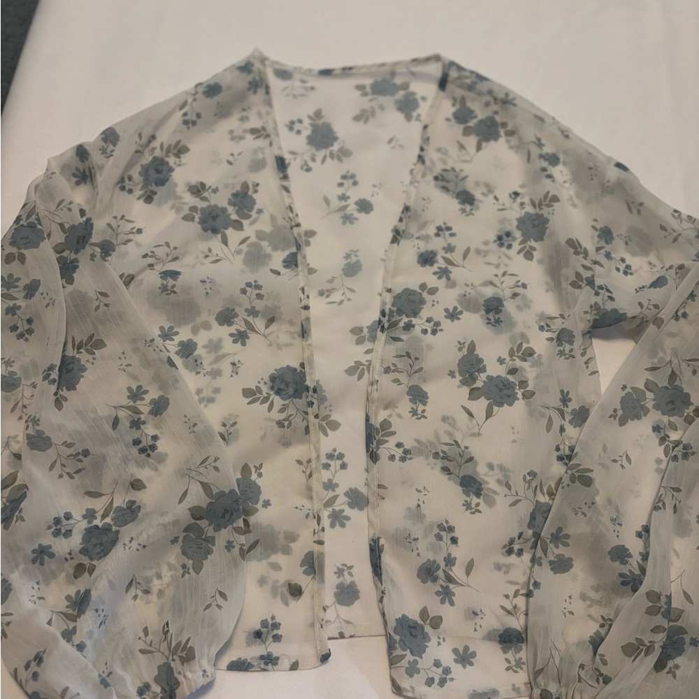 Floral Sheer Women's Top